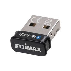 YoYo 3C EDIMAX 訊舟 BT-8530 藍牙5.4 USB收發器 藍牙接收器, 1個, 黑頭