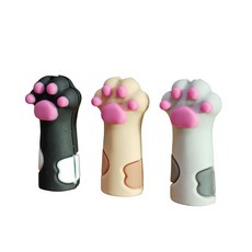 Levarage 연필 캡 3개입 발바닥 펜 캡 색상 지정 불가 0272