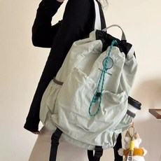 방수 스포츠백 테니스 배낭 백팩 배드민턴 라켓가방 수납 스트링, 1개, 1. 비취색 A49 L61