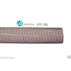 美國Aplha PIF-200-1/2A 1/2/ (13mm) 透明矽膠玻纖套管/隔離網/編織網, 0.5公尺, 1個