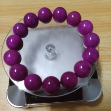 天然玉化14mm櫻花紫舒俱徠手串，能量守護石，舒緩壓力，平衡情緒，帶來身心靈的寧靜