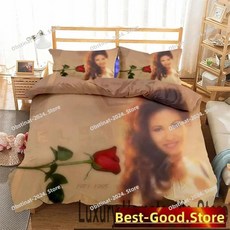 인쇄 셀레나 침구 이불 커버 침대 베개 킹 퀸 트윈 사이즈 성인, 11. 9