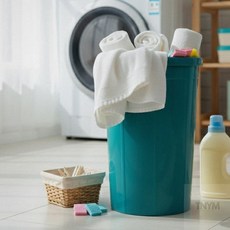 소품보관함 원형 다용도 정리통, 중