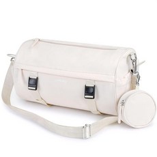 LAIMEIWEE 여성용 남성용 소형 체육관 가방 요가 매트 스트랩 및 습식 건식 포켓이 있는 미니 더플 백 운동 댄스 여행 수영을 위한 컴팩트 스포츠 가방 베이지.