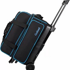 여행가방 바퀴달린 더플백 트래블 캐리어 보조 휠 백, 1개, F. 파란색