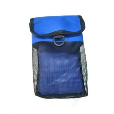 現貨秒出貨 潛水浮力袋 SMB 潛水側掛網袋 潛水裝備袋 象拔收納袋 流鉤收納包 潛水裝備袋 手電筒網袋 多功能收納袋, 藍