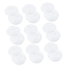세포 배양 및 연구를 위한 제로데코 10pcs 실험실 페트리 접시 분할식 학교 접시 휴대용 바닥
