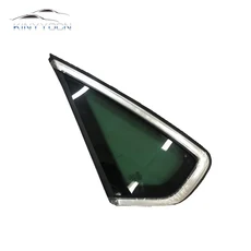 폭스바겐 파사트 11-18년식 리어 윈도우 글래스 삼각 플레이트 가니쉬 커버 패널 사이드 미러 트림 외장 자, 02 Left
