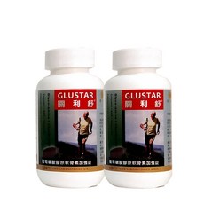 【GLUSTAR關利舒】美國進口葡萄糖胺膠原軟骨素加強錠120錠 買2瓶送2盒B群組 IVITAL艾維特, 2個, 120顆