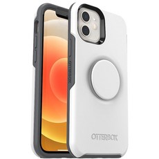 OtterBox + Pop Symmetry 시리즈 케이스 아이폰 12 미니용 (12 프로 프로 맥스) 비소매 포장 - 투명
