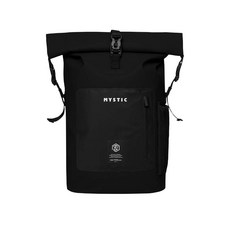 MYSTIC DTS 25L 防水後背包 - 荷蘭衝浪品牌，登山潛水適用，大容量收納，耐磨防水, BK-25L, 黑