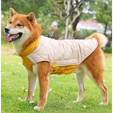 제이펫독 소형견 대형견 강아지 퀼팅 패딩조끼 4종, 레드