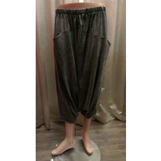 休閒風水洗布飛鼠褲 寬鬆舒適 百搭 透氣布料, 1個, 灰色