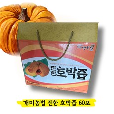 [정품] 개미농법 진한 호박즙 늙은호박 현대농원, 1박스, 100ml