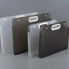 Oce 손잡이 파일 가방 A4 A3 A4 - 블랙 화일철 영수증 정리함 서류 클러치 케이스