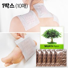맘스패치 10매 어깨 허리 무릎 근육 붙이는 한방 밀착 관리 패치, 1개