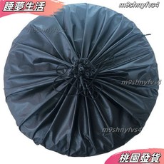 汽車輪胎收納袋 防水全封閉輪胎罩 牛津布 輪胎防曬遮陽罩 通用型, 1個, 牛津加厚黑色直徑70-80全包一件