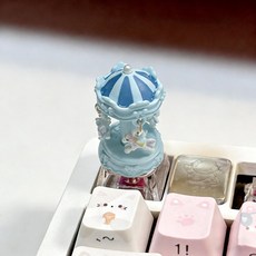다사그레이 피규어키캡 귀여운선물 피규어장식, 1개, 블루