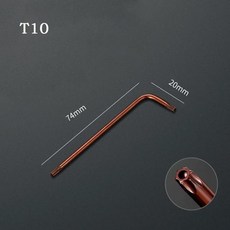 T10 T15 T20 T25 T27 T30 T40 T45 T50 더블 엔드 양방향 Torx 헤드 변조 방지 보안 볼트 홀 스크루 드라이버 키, [08] T10