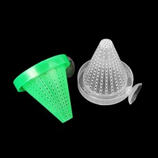 민굿샵 어항 사료컵 수족관필수템, 그린, 1개