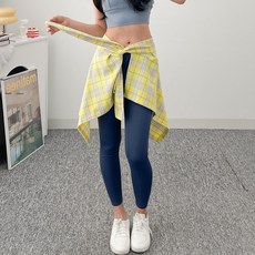 댄마샵 여성 체크 힙스카프 줌바 댄스복 하의 치마 힙커버 에어로빅복