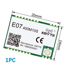 CC1101 무선 RF 모듈 868/915MHZ CDEBYTE E07-900M10S 스탬프 홀 안테나 장거리 1.5km SMD 패키지 SPI