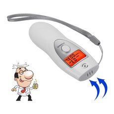 휴대용 디지털 알코올 감지기 분석기 흡입기 알코올 측정기 LCD 디지털 호흡 알코올 테스터, default, 1개