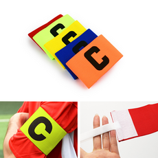 스포츠 경기 주장 암밴드 풋살 팔뚝 캡틴밴드 축구 경기용 팔에차는 주장밴드, 레드, 1개