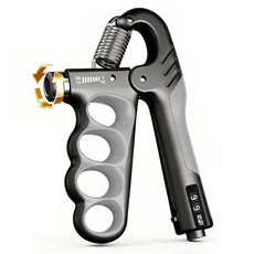 LINGPENG 5-100kg Grip Strength Gym WristExpander Hand Strengthener AdjustableMuscle Recovery, Grey, 1개