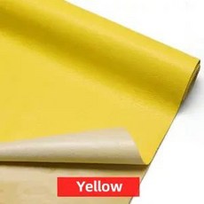 자체 접착 가죽 패치 수리 PU 원단 스티커 소파 카시트 사무실 책상 의자 패치 35*200cm, 1개, Yellow-35x200CM