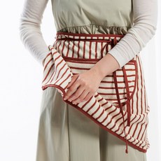 JAJU 도톰한 테리 코튼 하프 앞치마_45_브릭 532630, JAJU 도톰한 테리 코튼 하프 앞치마_45_브릭 53