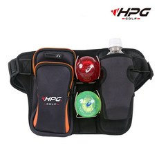 HPG 초경량 파크골프 파우치 그라운드 허리색 PP-S07, 1개, 오렌지