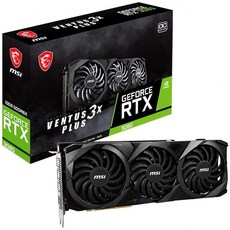 미국출고 평점4.5+ 158054 MSI RTX 3080 Ventus 3X Plus 10G OC LHR 그래픽 카드 블랙, 미국출고 평점4.5+ 158054 MSI RTX 308