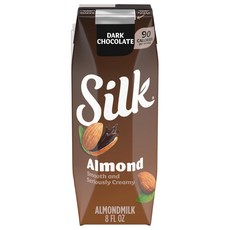 실크 유기농 오리지널 아몬드 우유 4260g 18팩 비건 미국 A, 236ml