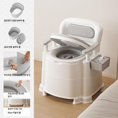 에스앤씨 이동식변기 간이 야외 캠핑 변기의자 일회용, 1개, 높은형 보조 부드러운 빈 침실 앉아서 겸용