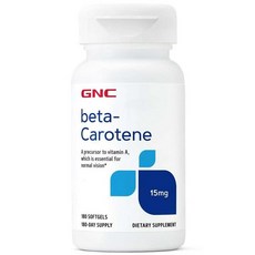 지엔씨 베타 캐로틴 15mg 소프트젤 180정, 1개