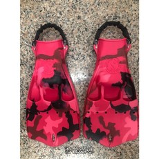 SCUBAPRO JET FIN 蛙王 迷彩系列, 迷彩紅,L (24-26)