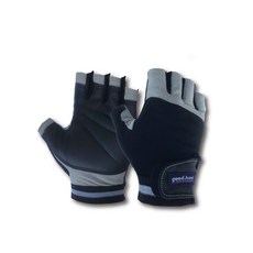 good.hand 運動手套 半指透氣健身手套 舉重防磨護掌, 黑色, 1個