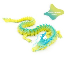 인쇄 드래곤 장식 데스크탑 동물 홈 오피스 공예 피규어 크리스마스 선물, 1개, 기본, 3. A22