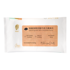 糖糖烘焙正慧 代可可脂 特級深黑苦甜巧克力片 500g 原裝 烘焙專用 免調溫, 1個