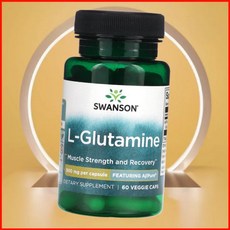 스완슨 L글루타민 500mg 식물성 스완슨스완슨, 60정, 1개