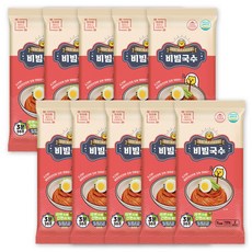 이지쿡 1인 구포 비빔국수 (면+양념장) [소확행몰] 쫄깃한 면 간편한 즉석 1인분 면요리 식품, 20개, 1세트