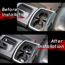 Auovo 충전기 2021 2020 2018 2017-2015 액세서리 맞춤형 컵 홀더 라이너 매트(24개/세트 화이트), 화이트