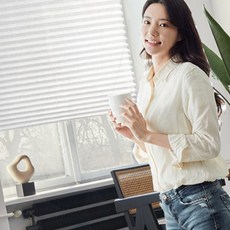 창문 블라인드 햇빛차단 간편 미니커튼 가리개 채광 조절