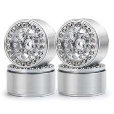 비드록 휠 허브 Crawler Wheel Rim Hub 내부 비드록용 Axial SCX24 90081 AXI00001 3번 실버, 1개, 상세페이지 참조