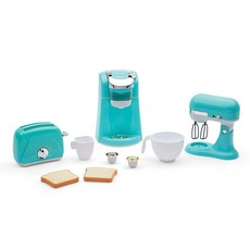 Kidoozie Trendy Kitchen Trio 역할 놀이를 위한 현실적인 장난감 주방 가전 3개 세트 만 3세 이상 어린이, Kidoozie Trendy Kitchen Trio,