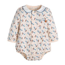 모이몰른 유아용 노마 밤부 싱글 바디슈트 M241BUN04P