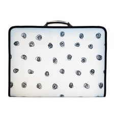 [삼영피피] B4 사이즈 와이드 손잡이 지퍼화일 수능 학원 가방 이중지퍼, 2개