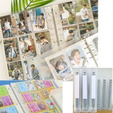 별별마켓 3공 포카 바인더 투명, 2포켓