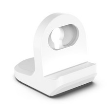 适用华米表带Amazfit手表带GTS3/GTR2/GTR3华米充电器硅胶支架bip, 1個, 【白色】-单硅胶支架,华米AmazfitGTS2e